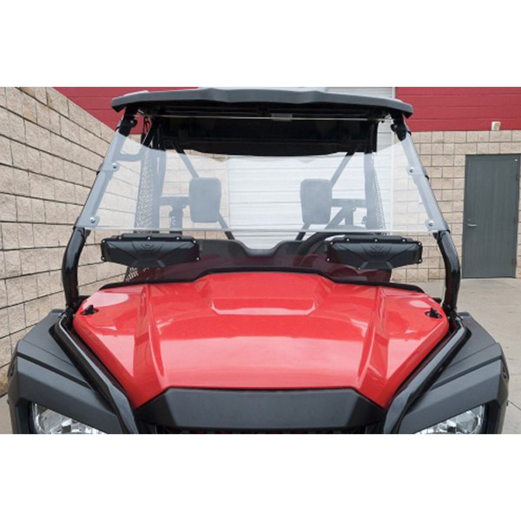 Seizmik Windshield Full-Vented for Pioneers - Scratch-Resistant Polycarbonate by Seizmik Part #50-25034KIT