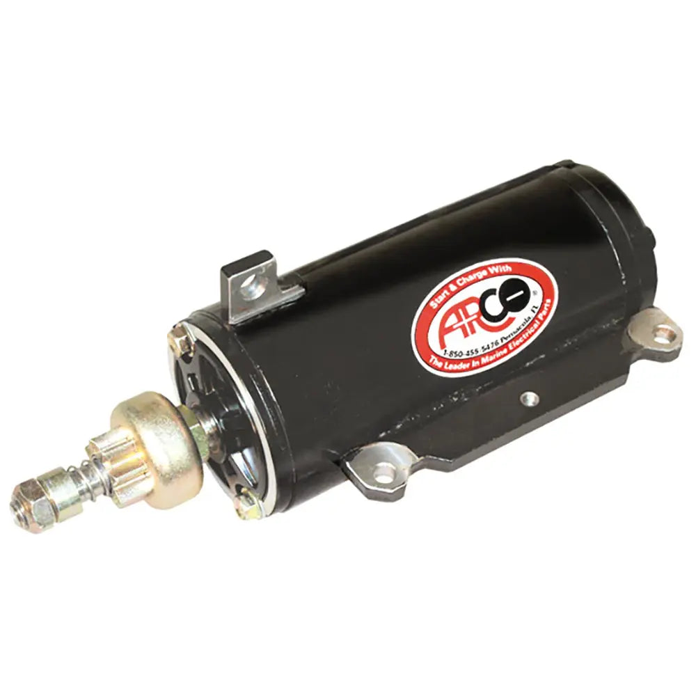 ARCO Marine Johnson/Evinrude Outboard Starter for V6 Engines - 8 Tooth Drive Gear