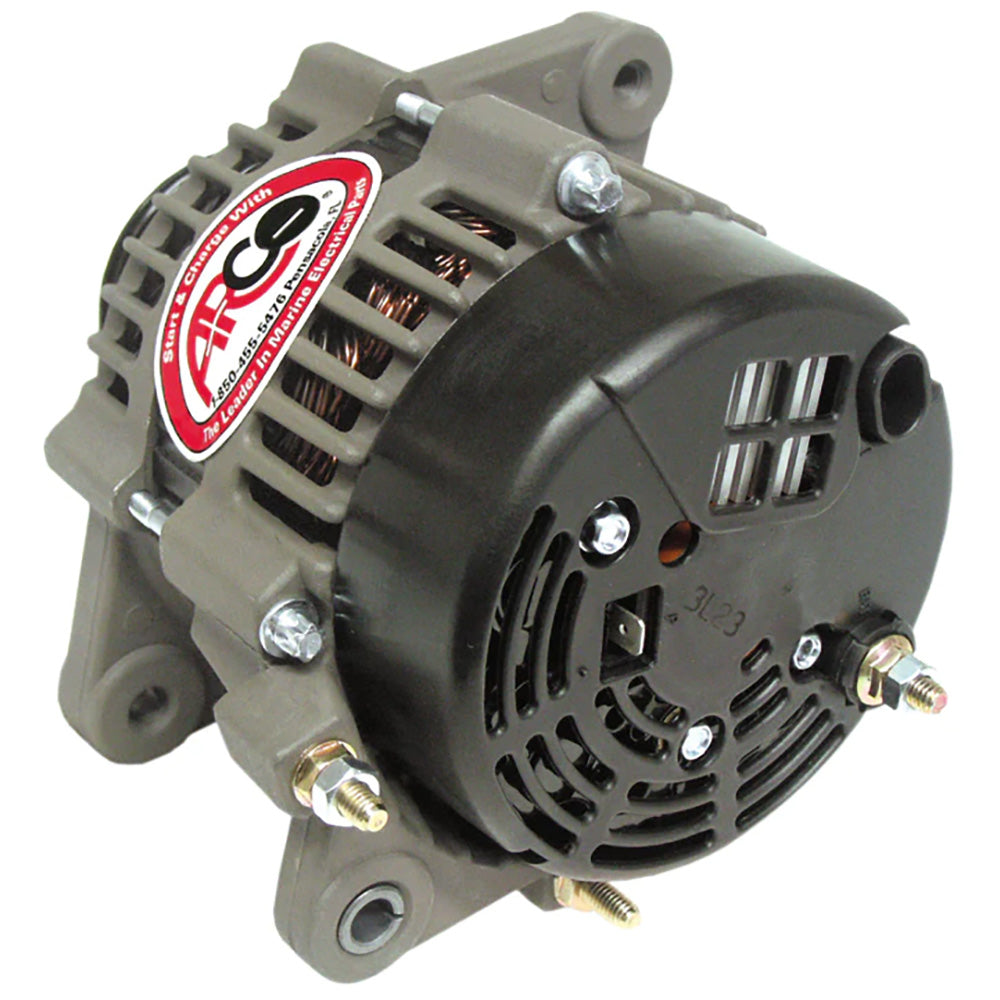 ARCO Marine Premium Replacement Alternator with 65mm Multi-Groove Pulley for Mercruiser 4.3L - 8.2L, 12V 70A