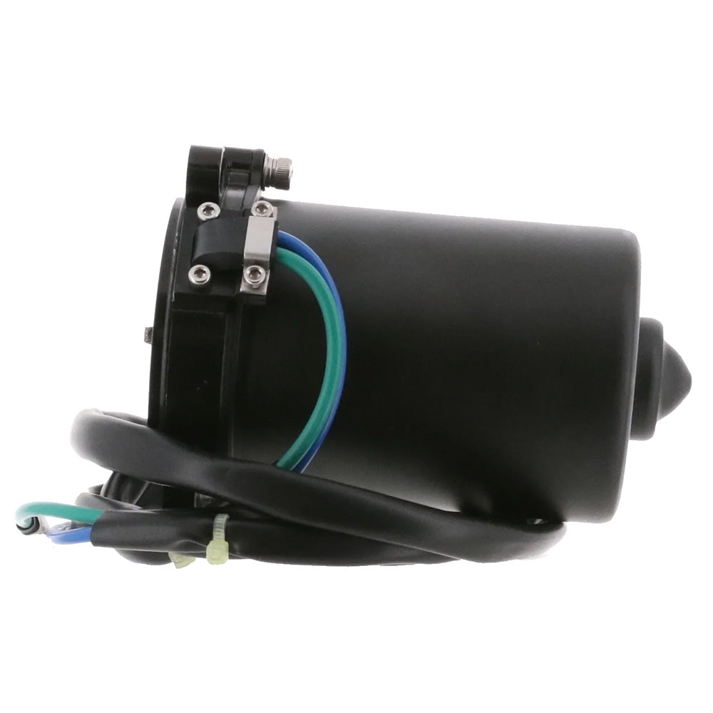 ARCO Marine Replacement Outboard Tilt Trim Motor for Yamaha - 2-Wire, 3-Bolt Mount, Flat Blade Shaft