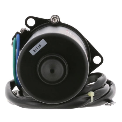 ARCO Marine Replacement Outboard Tilt Trim Motor for Yamaha - 2-Wire, 3-Bolt Mount, Flat Blade Shaft