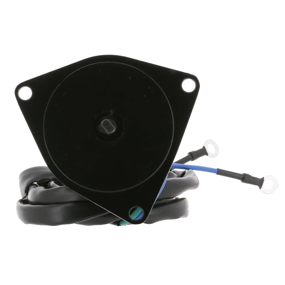 ARCO Marine Yamaha Replacement Outboard Tilt Trim Motor - 2-Wire, 3-Bolt Mount, Flat Blade Shaft