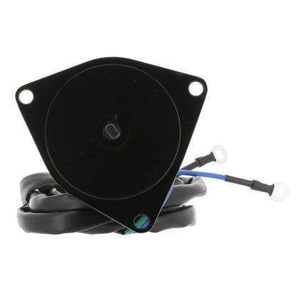 ARCO Marine Yamaha Replacement Outboard Tilt Trim Motor - 2-Wire, 3-Bolt Mount, Flat Blade Shaft