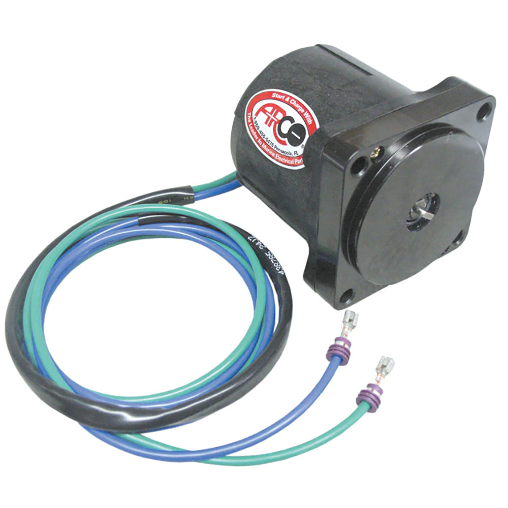ARCO Marine Replacement Outboard Tilt Trim Motor for Johnson/Evinrude EFI Engines - 2-Wire, 4-Bolt Mount