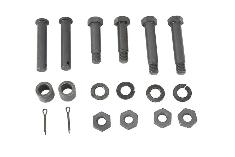 Colony Parkerized Footboard Hinge Bolt Kit for Harley Davidson EL & FL Models by Colony
