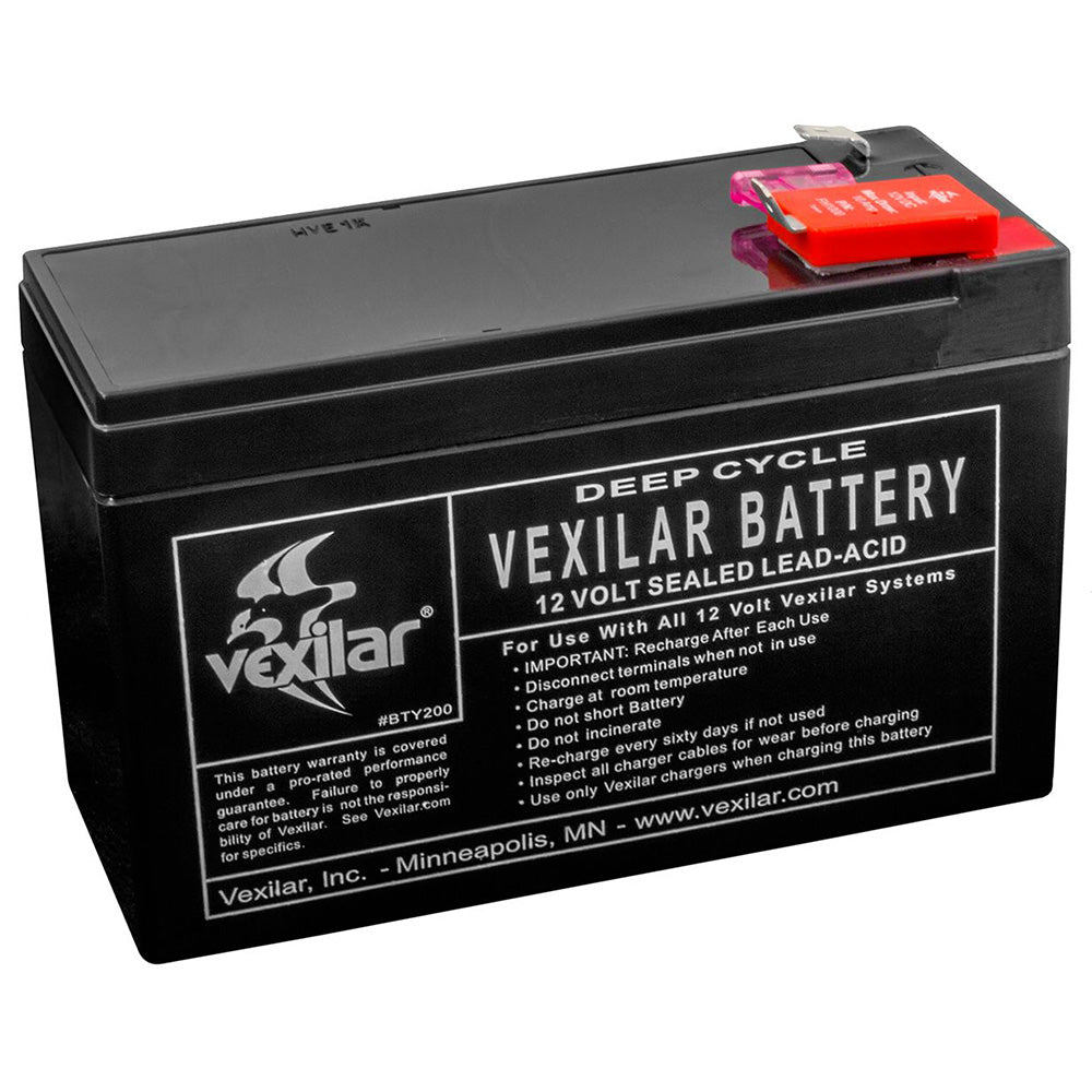 Vexilar 12V 9-Amp Lead-Acid Battery with FH1000 Fuse Holder