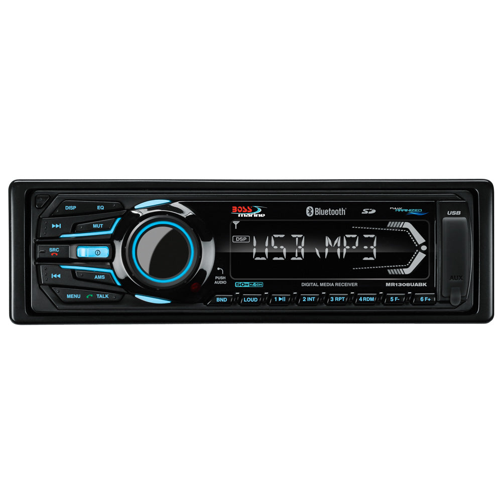 Boss Audio MR1308UABK Marine Bluetooth Digital Media Receiver with USB & SD Ports