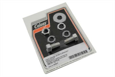 Colony Foot Brake Lever and Bracket Mount Kit for Harley Davidson EL and FL Models