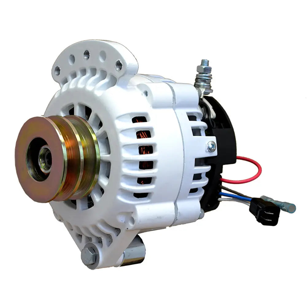 Balmar 621-100-DV 100 Amp 12V Alternator with Single Foot Spindle Mount and Dual Vee Pulley