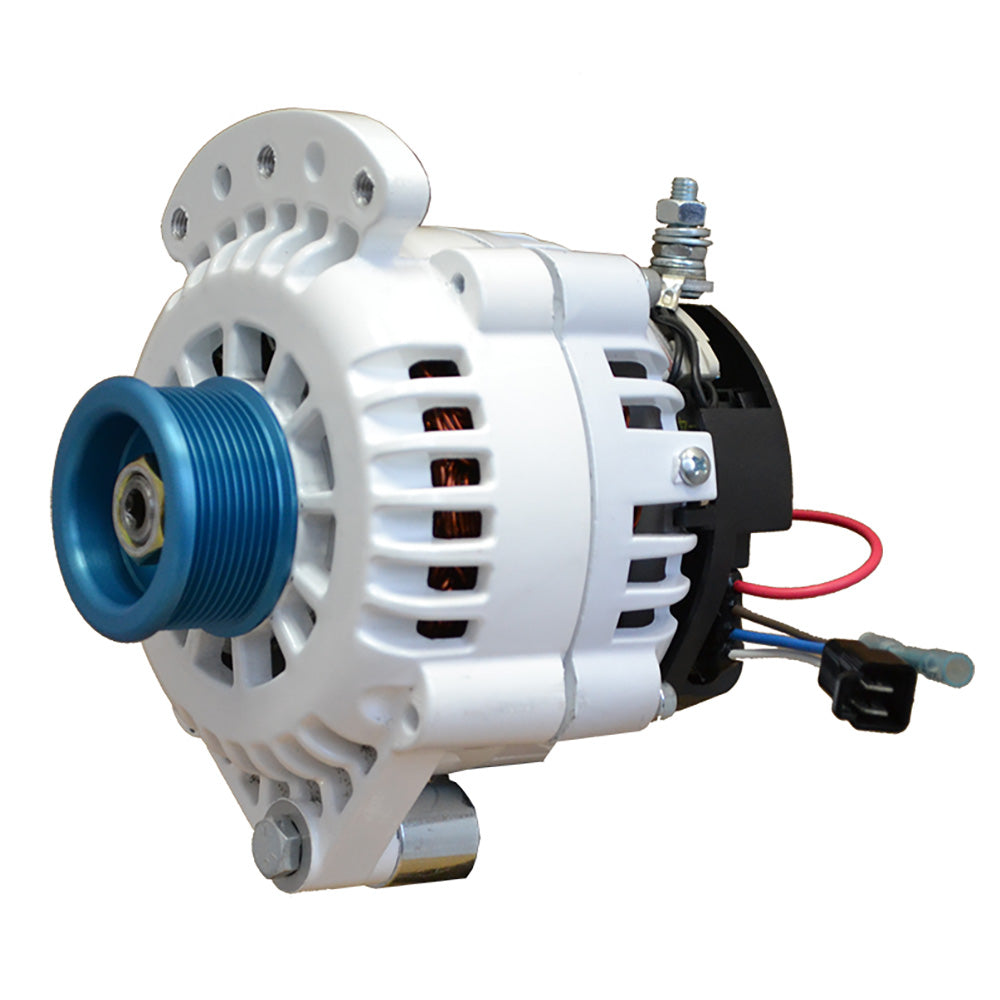 Balmar Alternator 100 AMP 12V with Single Foot Spindle Mount and J10 Pulley - Isolated Ground