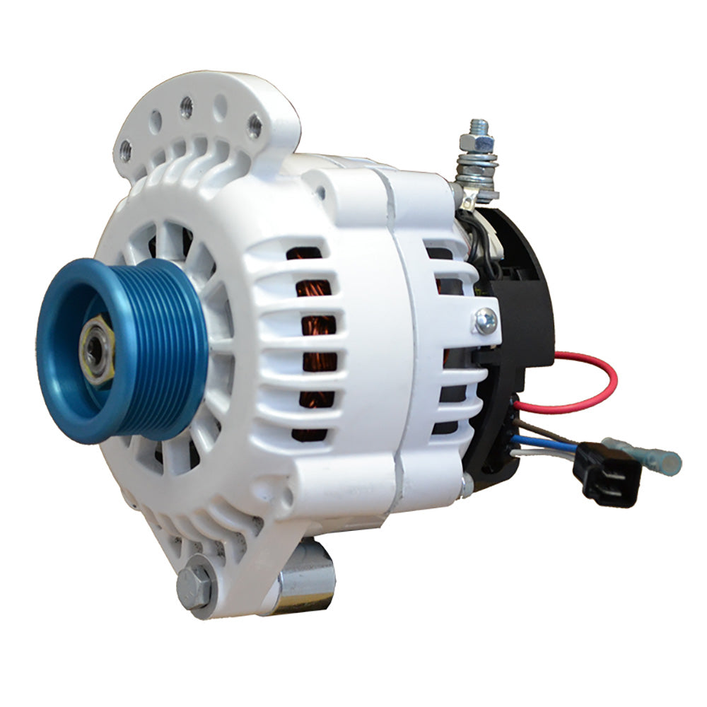 Balmar Alternator 120 AMP 12V Single Foot Spindle Mount with J10 Pulley and Isolated Ground