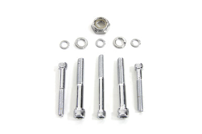 V-Twin Sprocket Cover Master Cylinder Mount Kit 9750-6 for Harley Davidson XL (1986-1995)