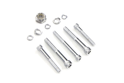 V-Twin Sprocket Cover Master Cylinder Mount Kit 9750-6 for Harley Davidson XL (1986-1995)