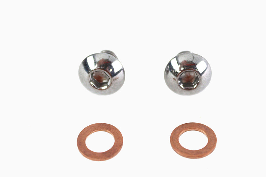 Colony 41mm Fork Slider Drain Screw for Harley Davidson FL and FLT Models