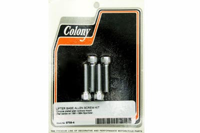 Colony Tappet Block Screw Kit Allen Type for Harley Davidson XL (1991-1994)