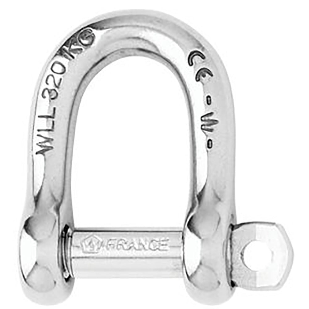 Wichard Marine Not Self-Locking D Shackle 14mm Diameter 9/16 inch for Industrial Lifting