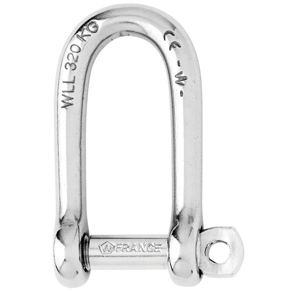 Wichard Marine Self-Locking Long D Shackle 10mm Diameter (Part Number 1215W)