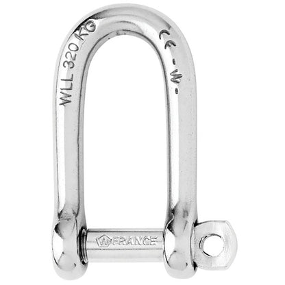Wichard Marine Self-Locking Long D Shackle 10mm Diameter (Part Number 1215W)