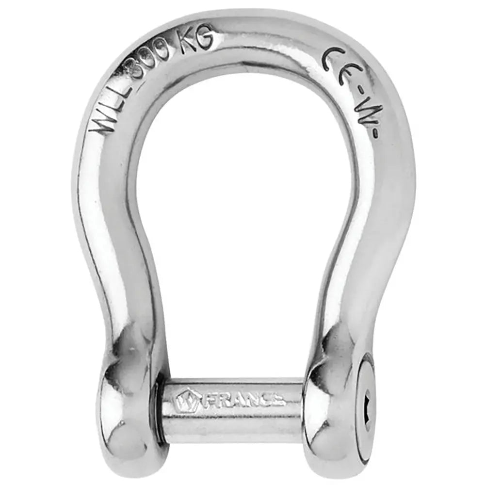 Wichard Marine Self-Locking Allen Head Pin Bow Shackle - 12mm Diameter, 15/32 Inch