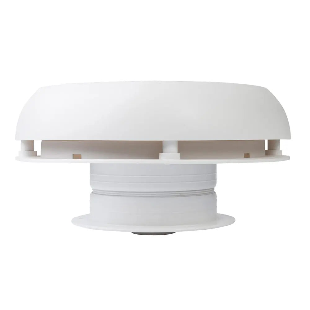 Marinco Day/Night Solar Vent 4-Inch White for Boat Cabin Ventilation