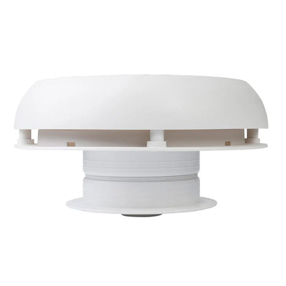 Marinco Day/Night Solar Vent 4-Inch White for Boat Cabin Ventilation