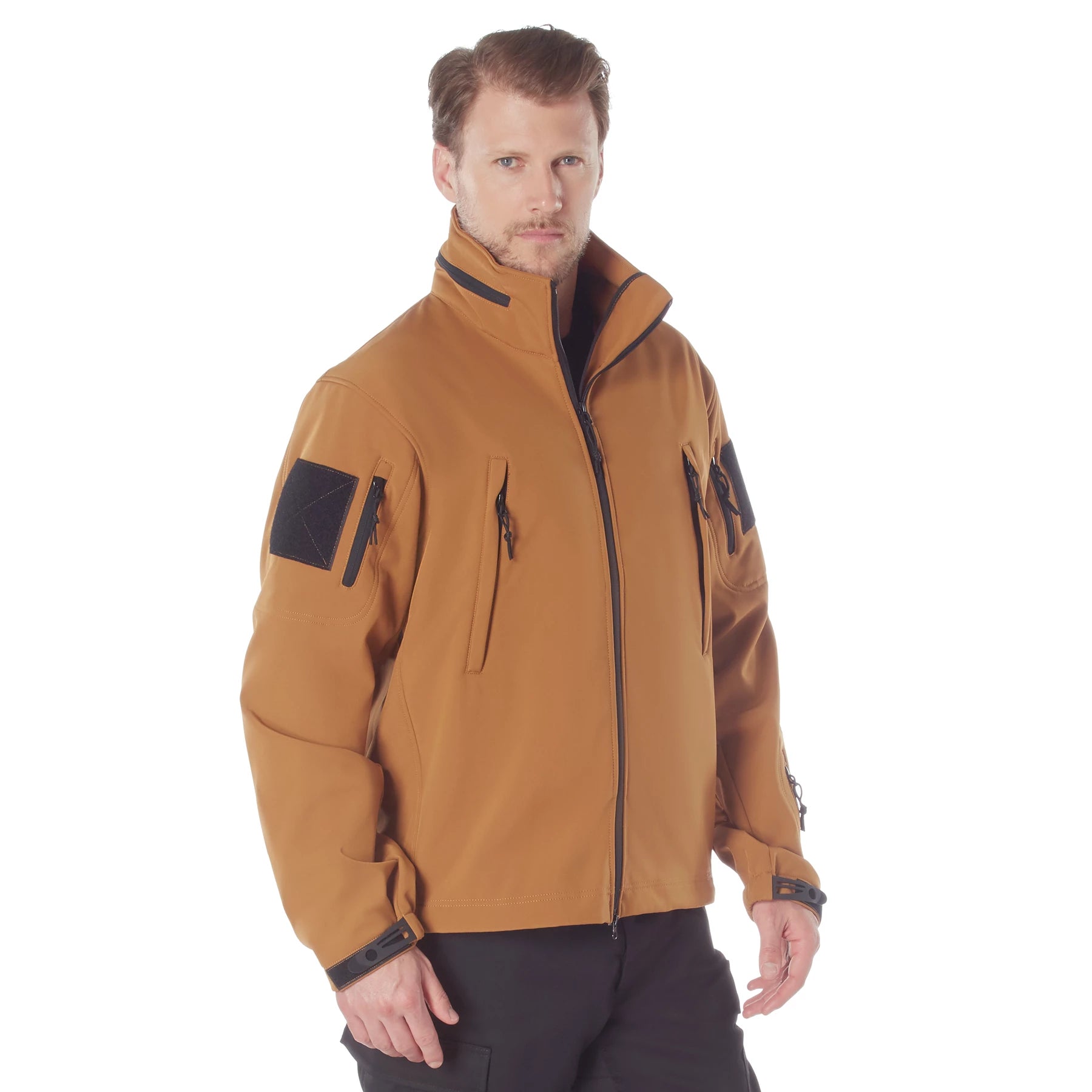Rothco Special Ops Soft Shell Jacket in Work Brown, Size 3XL