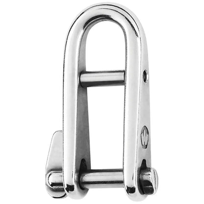 Wichard Marine HR Key Pin Shackle with Bar - 6mm Pin Diameter for Industrial Lifting