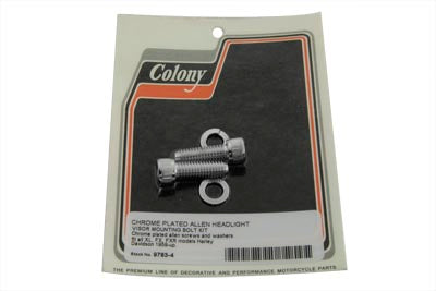 Colony Headlamp Visor Mount Kit Allen Type for Harley Davidson XL Models