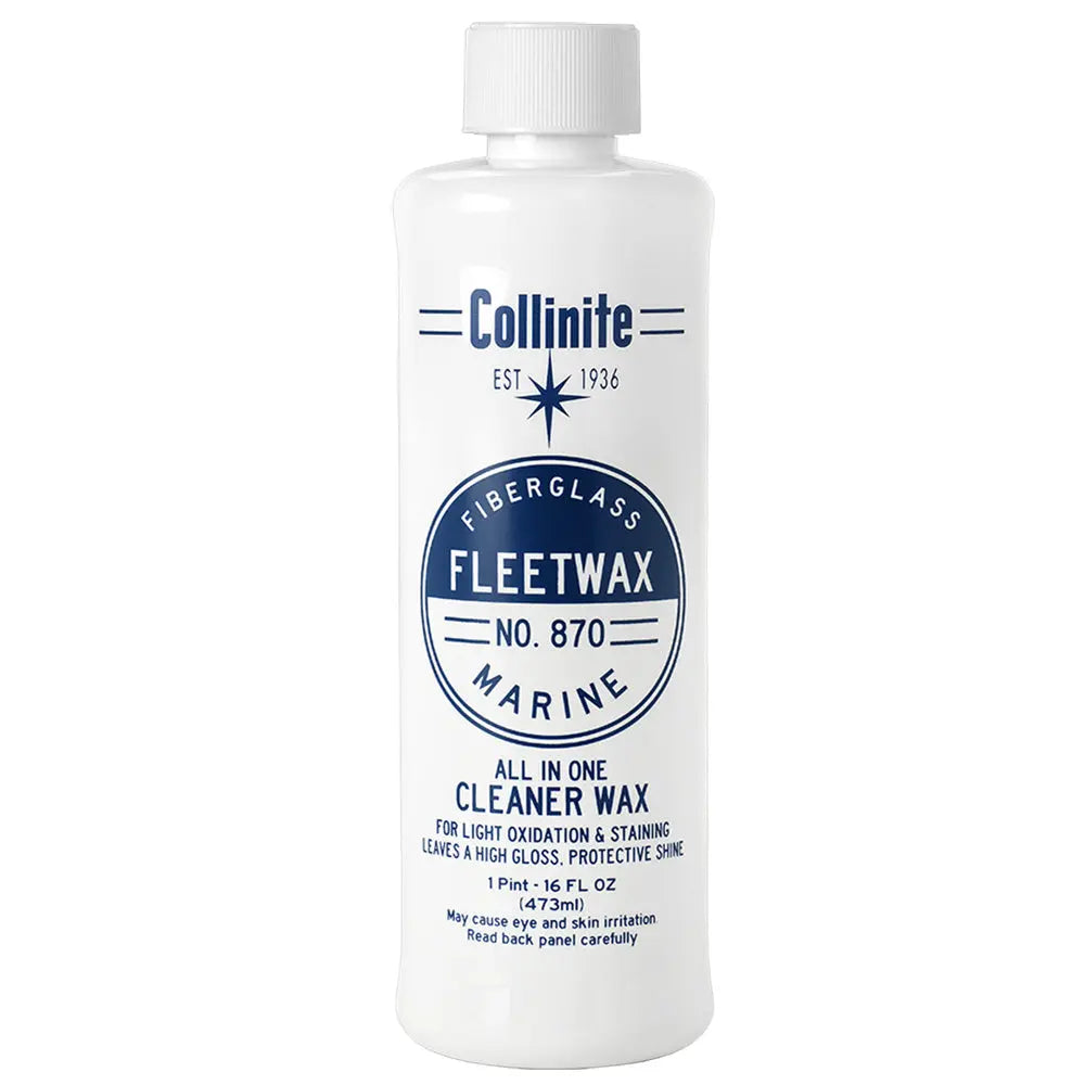 Collinite 870 Marine Fiberglass Fleetwax - 16oz for Superior Boat Surface Protection and Shine