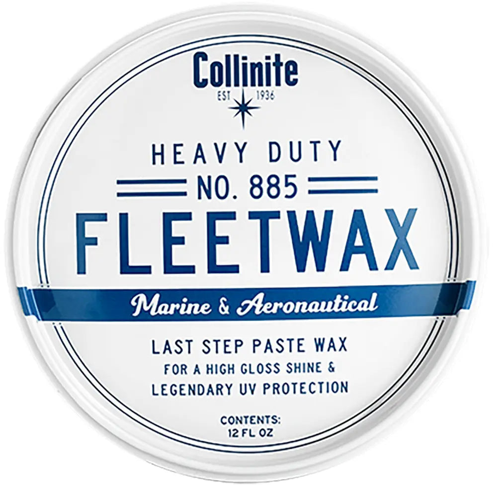 Collinite 885 Heavy Duty Fleetwax Paste – 12 oz for Long-Lasting Car and Marine Protection