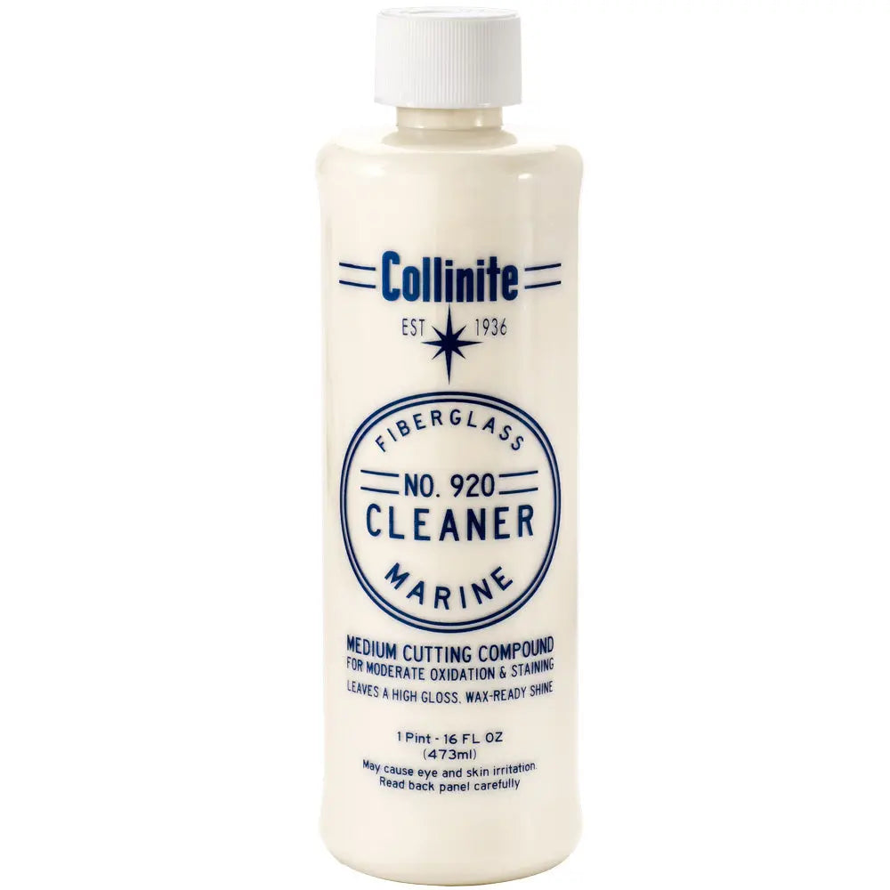 Collinite 920 Fiberglass Marine Cleaner - 16oz for Restoring and Preparing Marine Surfaces