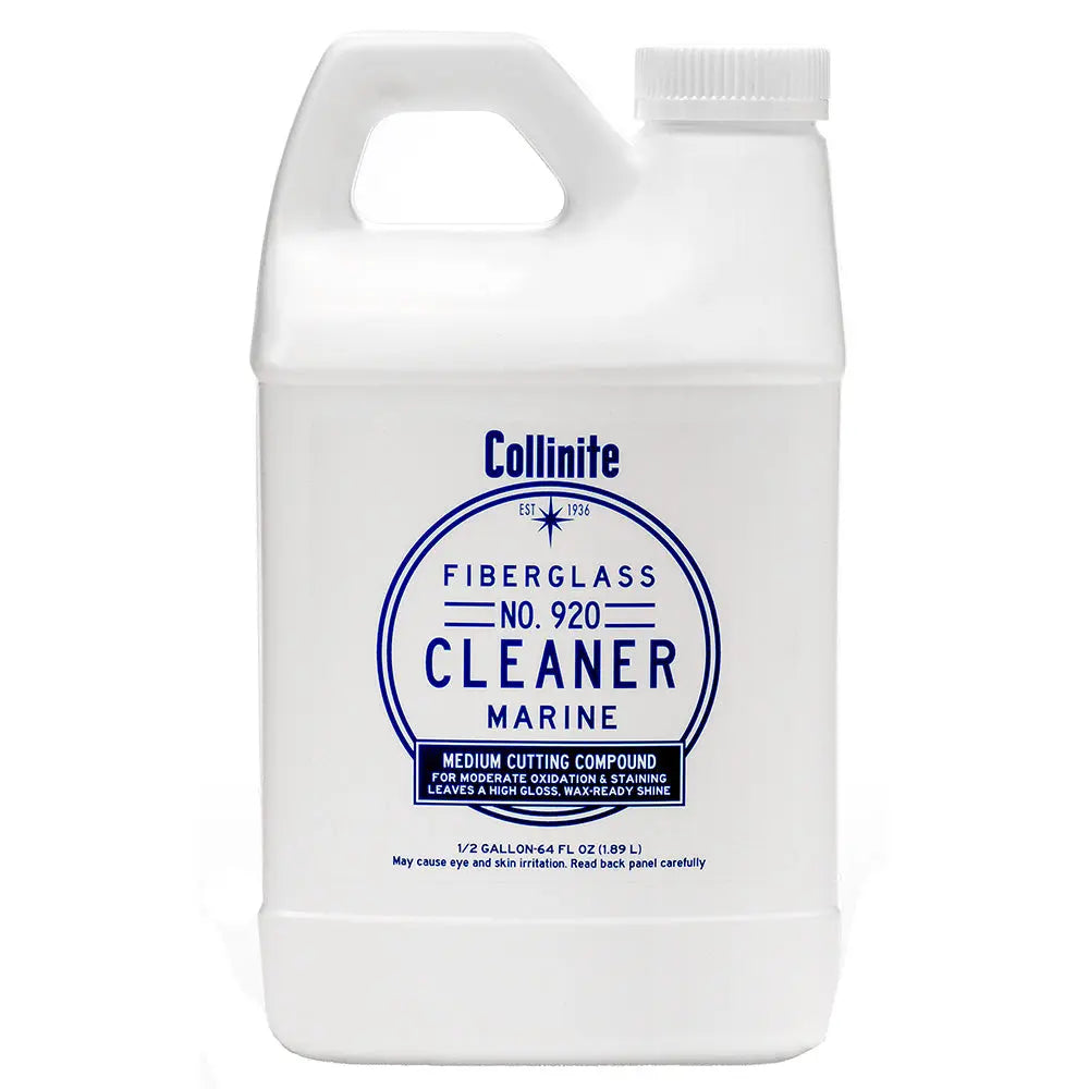 Collinite 920 Fiberglass Marine Cleaner - 64oz for Smooth, Restored Boat Surfaces