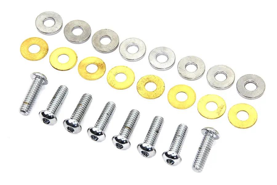 Colony M8 Titanium Rocker Box Cover Screw Kit for Harley Davidson FLST Models by Colony