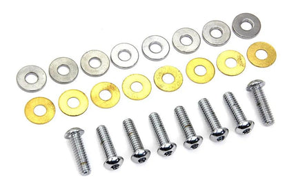 Colony M8 Titanium Rocker Box Cover Screw Kit for Harley Davidson FLST Models by Colony