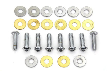 Colony M8 Titanium Rocker Box Cover Screw Kit for Harley Davidson FLST Models by Colony