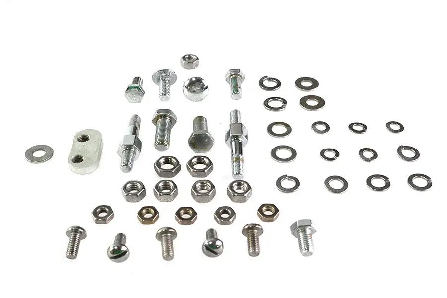 Colony Rear Fender Chrome Mount Kit for Harley Davidson WL Models by Colony