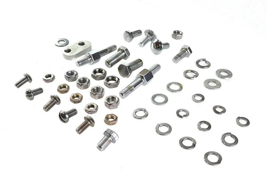 Colony Rear Fender Chrome Mount Kit for Harley Davidson WL Models by Colony