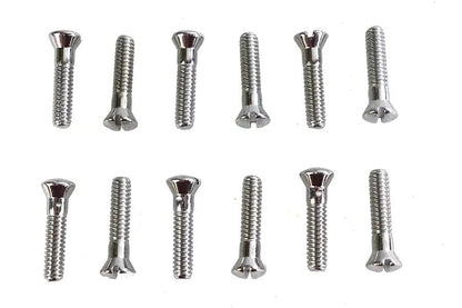 Colony Chrome Cam Cover Screw Kit for Harley Davidson EL and FL Models by Colony