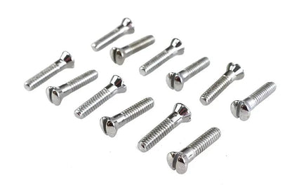 Colony Chrome Cam Cover Screw Kit for Harley Davidson EL and FL Models by Colony