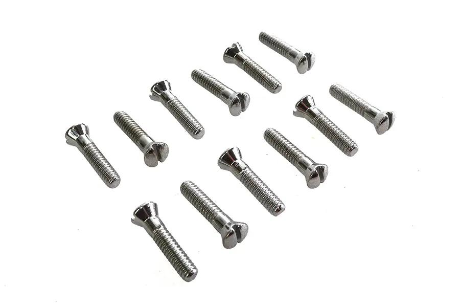 Colony Chrome Cam Cover Screw Kit for Harley Davidson EL and FL Models by Colony