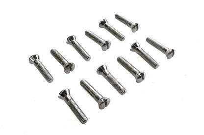Colony Chrome Cam Cover Screw Kit for Harley Davidson EL and FL Models by Colony
