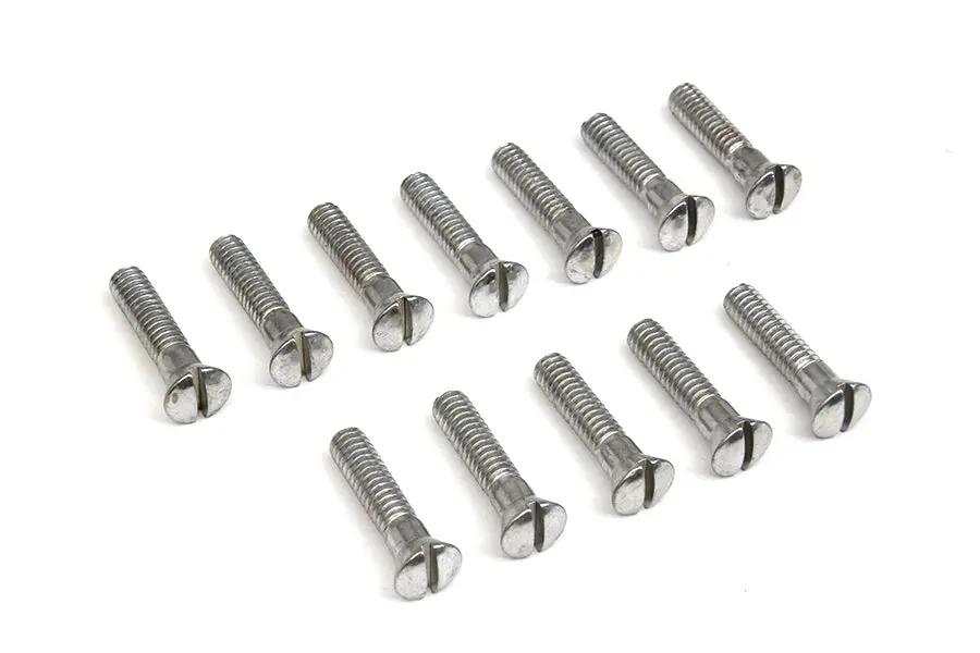 Colony Cam Cover Screw Kit Cadmium for Harley Davidson EL & FL Models by Colony