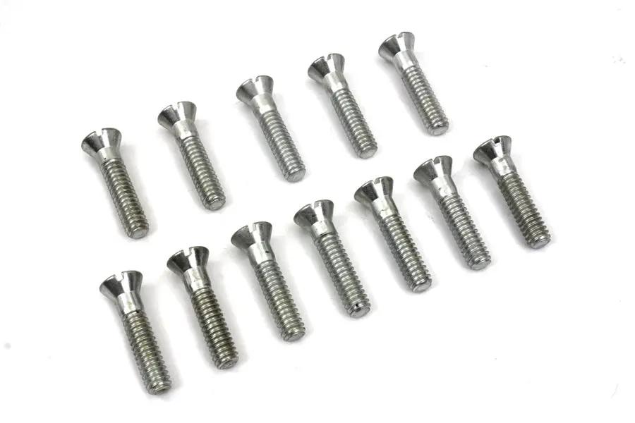 Colony Cam Cover Screw Kit Cadmium for Harley Davidson EL & FL Models by Colony