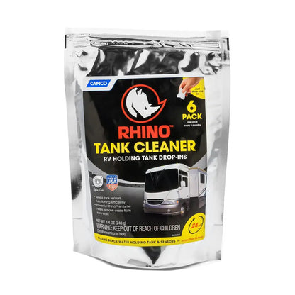 Camco Rhino Holding Tank Cleaner Drop-Ins - 6 Pack for RV Black Water Tanks