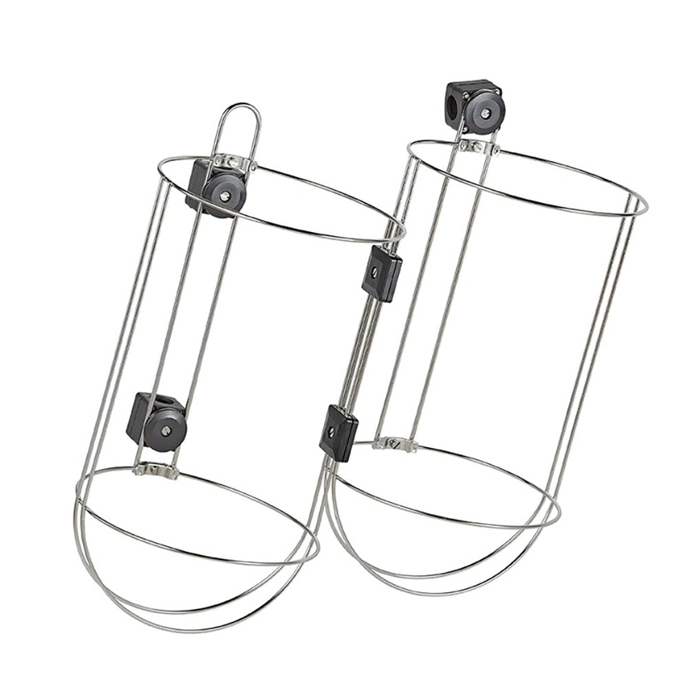 Polyform U.S. 9-Inch Diameter Fender Holder Kit - 2-Pack for Boat Fender Storage