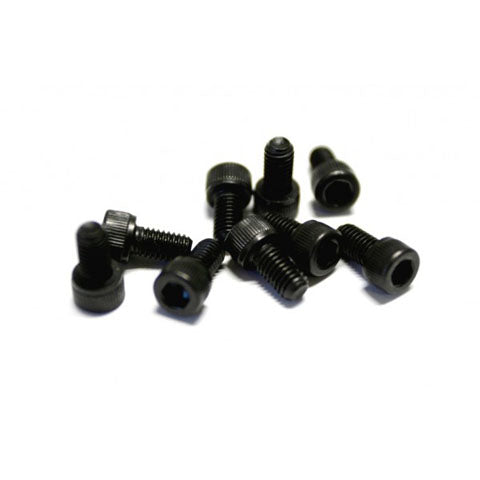 BIG GUN EXHAUST 40-S007 1/4 x 20 Base Plate Allen Screws (4 Pack) - Socket Head, Black