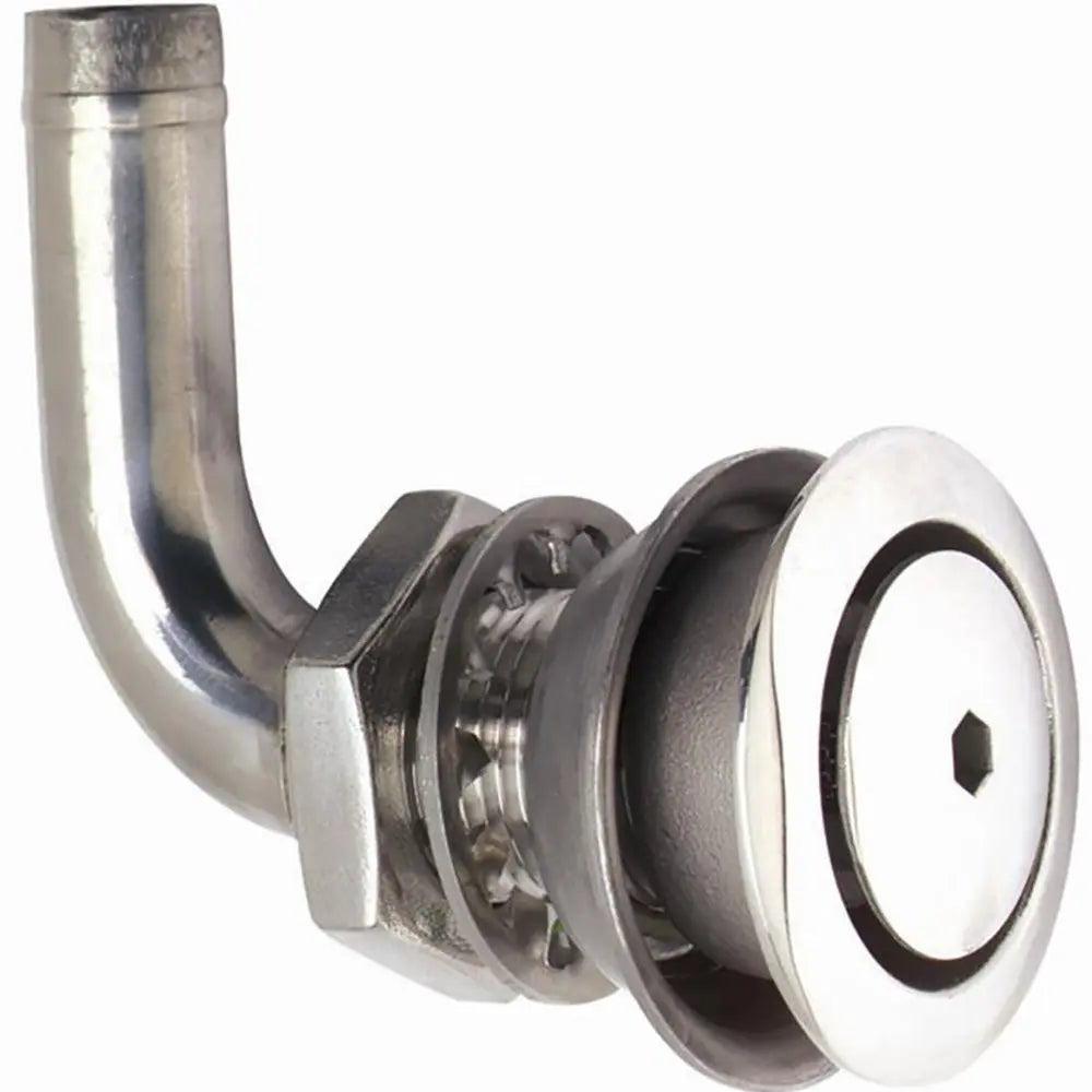 Attwood Marine 66032-3 316 Stainless Steel Flush Mount Fuel Vent with 90-Degree Design