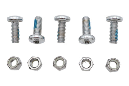 V-Twin Rear Disc Bolt and Nut Kit Chrome for Harley Davidson FXD (1992-2001)