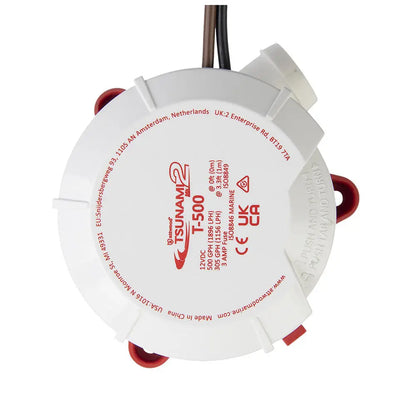 Attwood Marine Tsunami MK2 Manual Bilge Pump T500 - 500 GPH, 12V