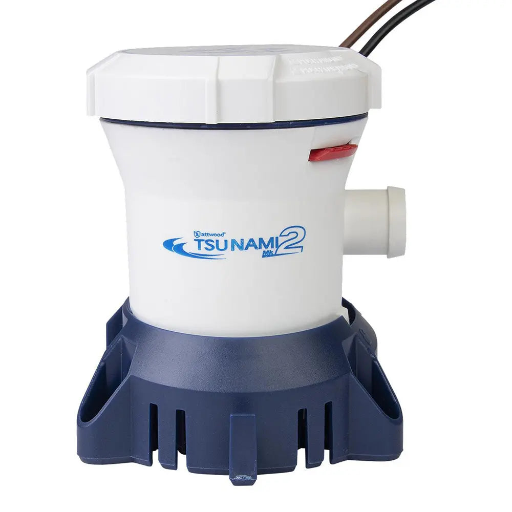 Attwood Marine Tsunami MK2 Manual Bilge Pump T800 - 800 GPH 12V for Reliable Water Management